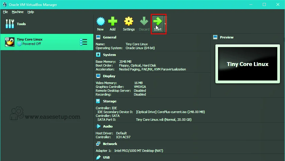 create a vm