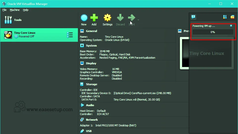 create a VM